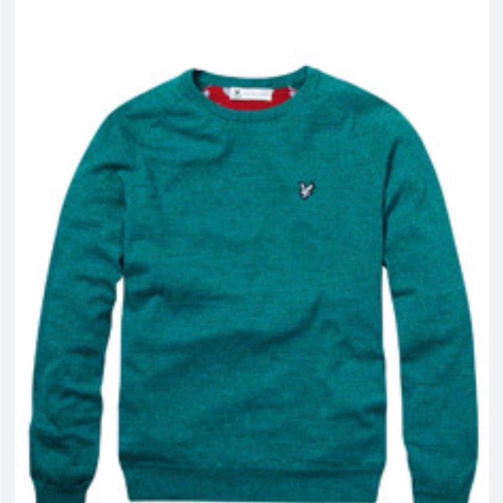 Lyle & Scott Teal Crewneck Sweater
